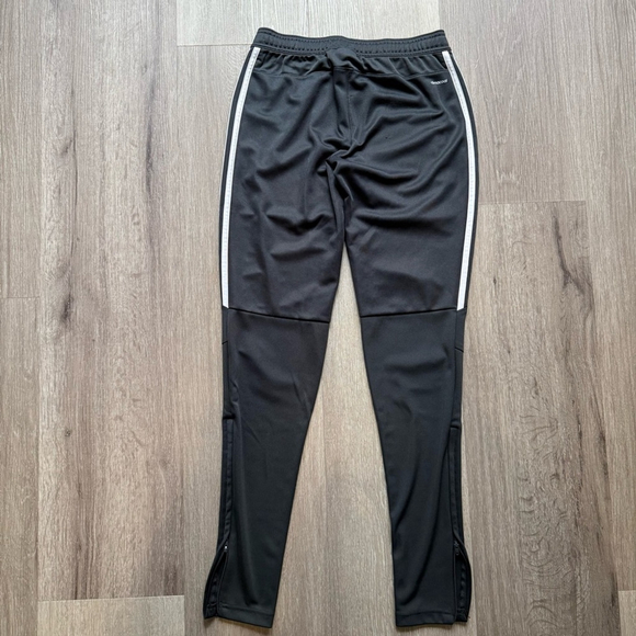 Adidas Black Track Pants with Tapered Fit and Elastic Waistband XS - Picture 2 of 12